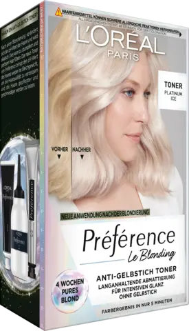 Préférence Le Blonding Toner 01 Platinum Ice von PREFERENCE