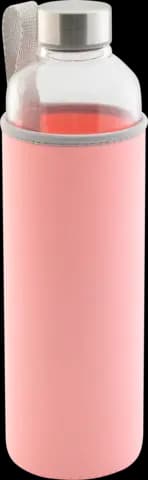 Glastrinkflasche rosa 1l von DIV.SAISONMARKEN