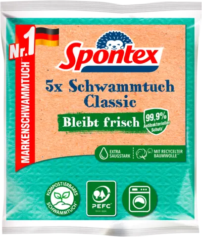 Schwammtuch Classic PEFC von SPONTEX