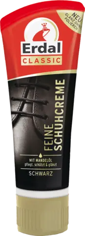 Classic Feine Schuhcreme Tube schwarz von ERDAL