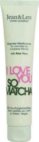 Handcreme I Love You So Matcha von JEAN & LEN