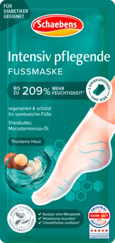 Intensiv pflegende Fußmaske von SCHAEBENS