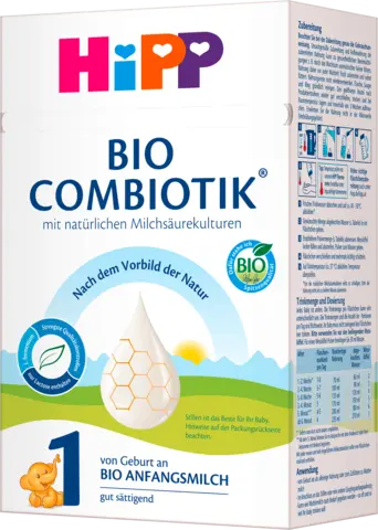 Bio Combiotik 1 Anfangsmilch von Geburt an von HIPP