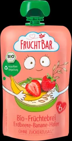 Bio Früchtebrei Erdbeere Banane Hafer von 4711