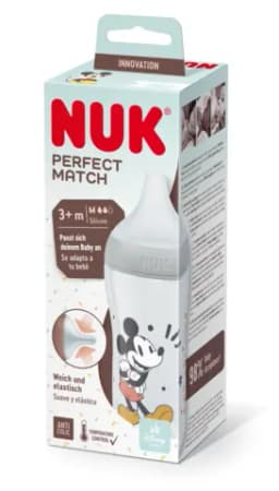 Disney Mickey Mouse Perfect Match Babyflasche von NUK