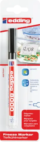 8000 Tiefkühlmarker schwarz von EDDING