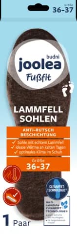 Lammfell Sohlen 36/37 von JOOLEA