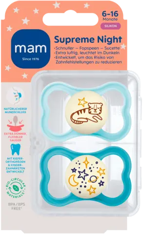 Supreme Night Silikon 6-16 Monate von MAM