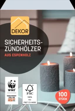 Zündhölzer TM-55 von DEKOR