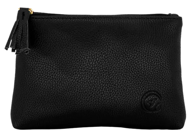 Schminktasche RPET PU schwarz von SOAPLAND