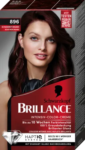 Brillance Intensiv-Color-Creme 896 schwarzrot organdi von BRILLANCE