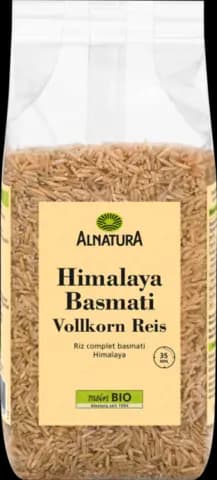 Bio Himalaya Basmati Vollkorn Reis von ALNATURA