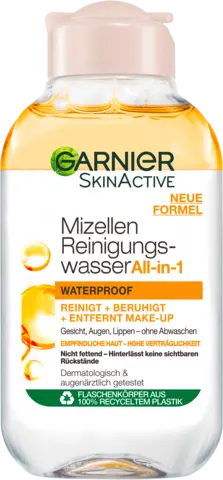 Skin Active Mizellen Reinigungswasser All In 1 Waterproof mini von GARNIER