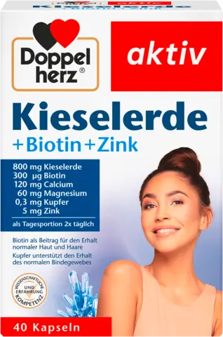 Kieselerde+Biotin+Zink von DOPPELHERZ