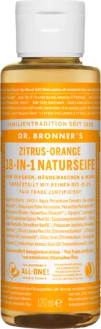 18-in-1 Naturseife Zitrus-Orange von DR.BRONNERS