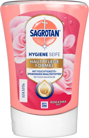 No-Touch Sanft zur Haut Nachfüller Cashmeere & Rosenessenz von SAGROTAN