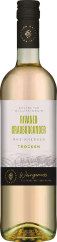 Rivaner Grauburgunder Rheinhessen weiß von RHEINBERG KELLEREI