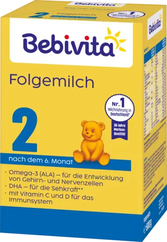 Folgemilch 2 nach dem 6. Monat von BEBIVITA