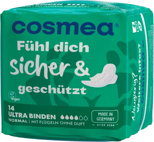 Binden Ultra Normal mit Flügeln von COSMEA