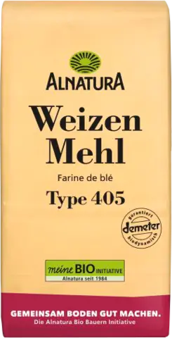 Demeter Weizenmehl Type 405 von ALNATURA