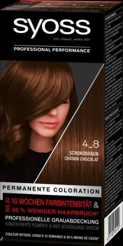 Coloration 4-8 schokobraun Stufe 3 von SYOSS
