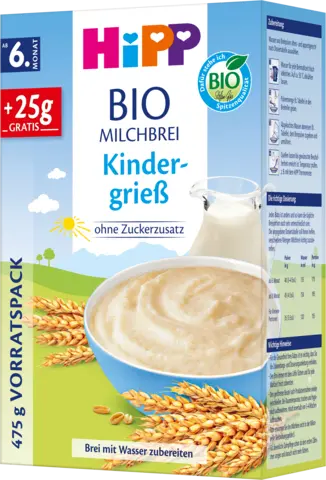 Milchbrei Kindergriess von HIPP