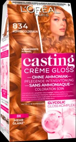 Glanz-Reflex, 834 Kupfergoldbraun von CASTING CREME GLOSS