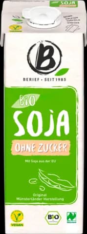 Bio Soja Drink Naturell ohne Zucker von BERIEF