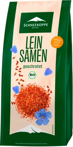 Bio Leinsaat geschrotet von SCHNEEKOPPE