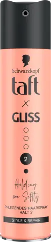 taft x Gliss Haarspray Holding me Softly von TAFT