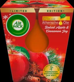 Große Wohlfühl-Duftkerze Baked Apple&Cinnamon Joy von AIRWICK