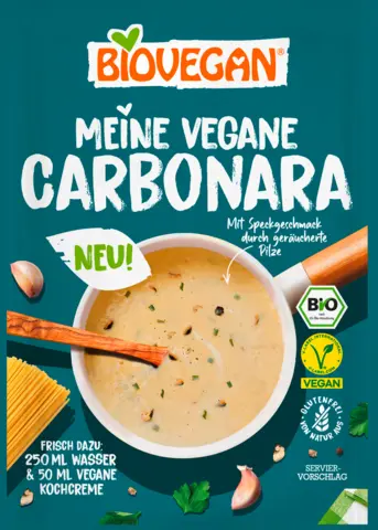 Meine vegane Carbonara Sauce von BIOVEGAN