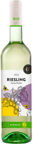 Bio Riesling Pfalz Deutschland Qualitätswein weiß von RHEINBERG KELLEREI