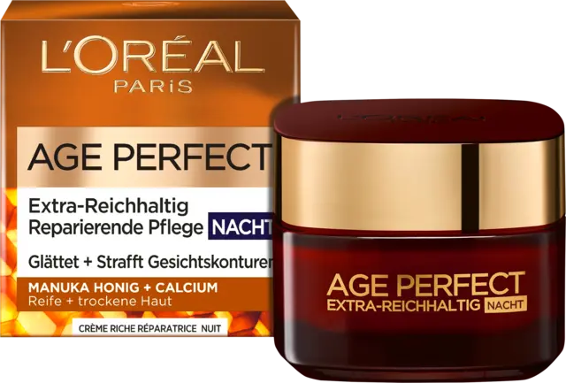 Age Perfect Extra-Reichhaltig Manuka Nachtpflege von LOREAL