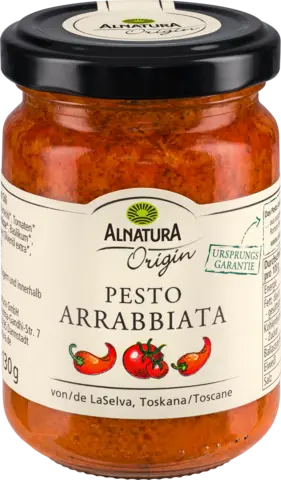 Bio Origin Pesto Arrabbiata von ALNATURA ORIGIN
