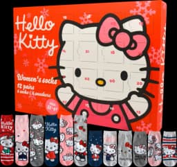 Damen Socken Adventskalender von HELLO KITTY