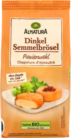 Bio Dinkel Semmelbrösel Paniermehl von ALNATURA