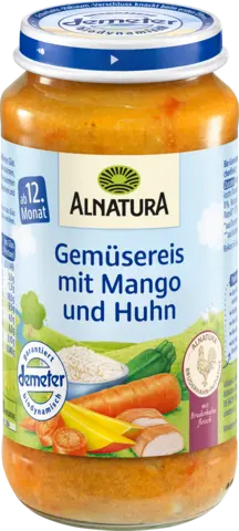 Demeter Gemüsereis mit Huhn ab 12. Monat von ALNATURA