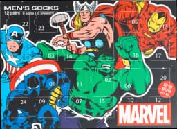 Marvel Herren Socken Adventskalender Gr.40-45 von Marvel