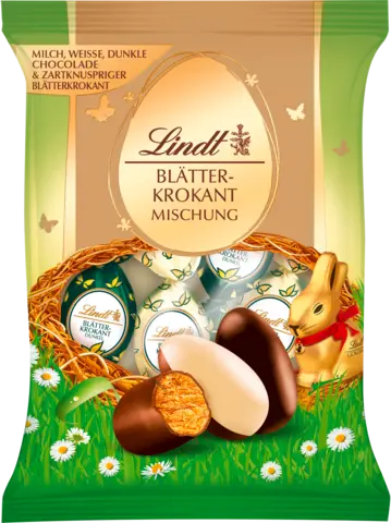 Blätterkrokant Eier Mix von LINDT