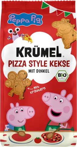 Bio Peppa Pig Pizza Style Kekse von KRÜMEL
