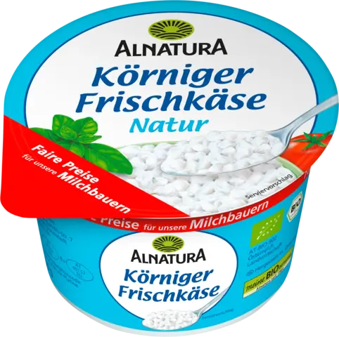 Bio Körniger Frischkäse natur 20 % Fett i. Tr. von ALNATURA
