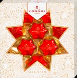 Marzipan Weihnachtssterne von NIEDEREGGER