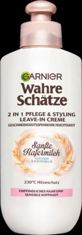 Wahre Schätze 2-in-1 Pflege&Styling Leave-In Creme Sanfte Hafermilch von WAHRE SCHÄTZE