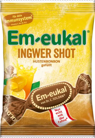 Ingwer-Shot gefüllt von EM EUKAL