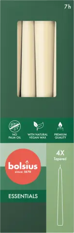 Spitzkerzen weiche perle 245 x 24mm von BOLSIUS