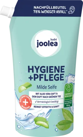 Milde Seife Hygiene & Pflege Nachfüllbeutel von JOOLEA