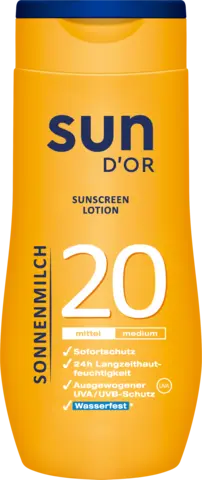 Sonnenmilch LSF 20 mittel von SUN D'OR