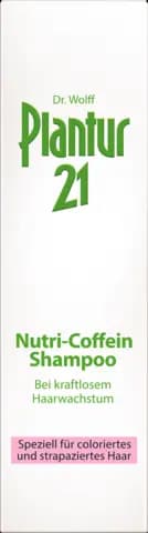 Nutri-Coffein Shampoo, für coloriertes und strapaziertes Haar von PLANTUR 21