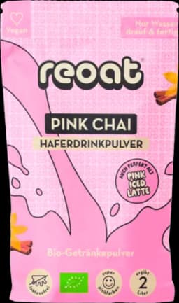 Bio Pink Chai Haferdrink Pulver von REOAT
